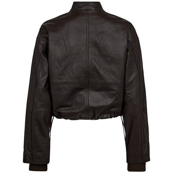 Ivy Copenhagen Kylie Adeleide Leather Jakke, Expresso Brown